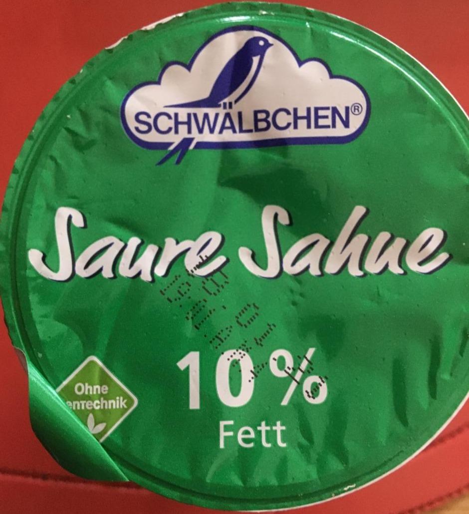 Fotografie - Saure Sahne 10% Fett Schwälbchen