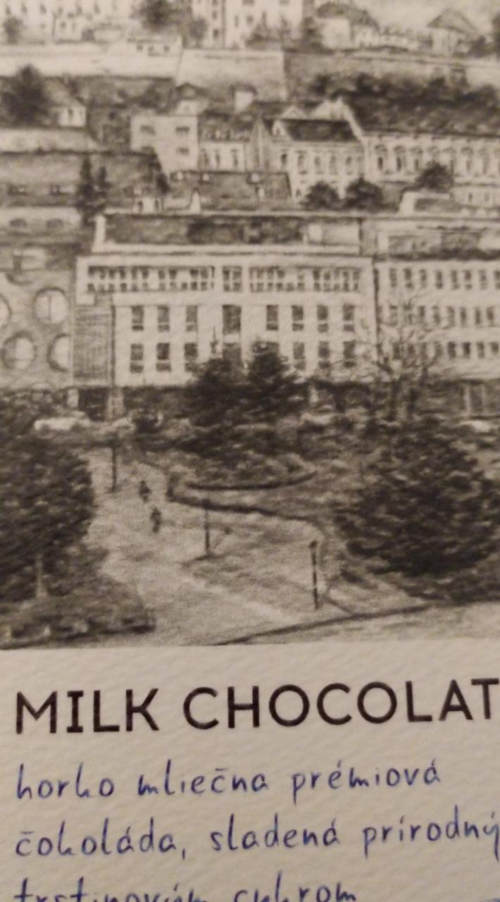 Fotografie - hořkomléčná čokoláda, obsah kakaa 55%