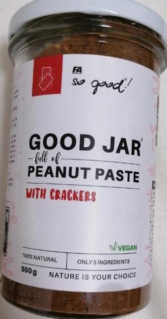 Fotografie - Peanut Paste With Crackers Good Jar