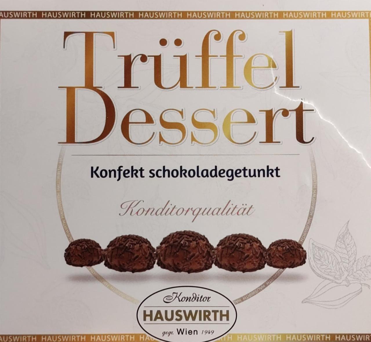 Fotografie - Trüffel Dessert Hauswirth