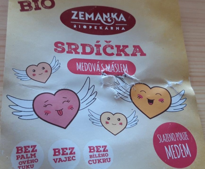 Fotografie - BIO Srdíčka medová s máslem Zemanka
