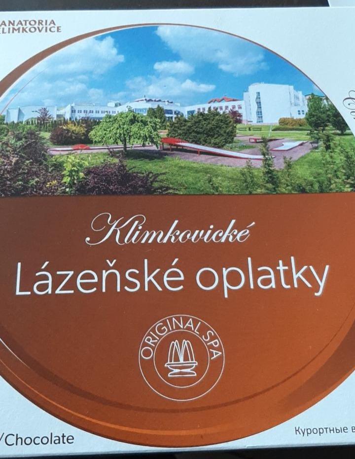 Fotografie - Klímkovické Lázeňské oplatky čokoládové