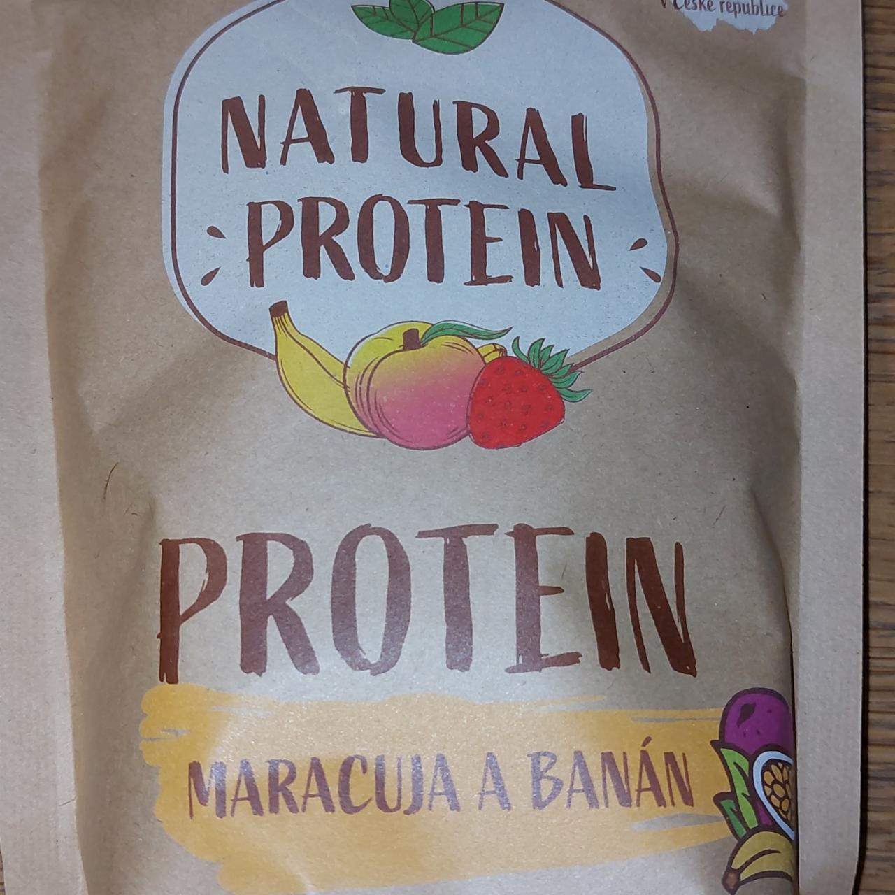 Fotografie - Protein Držím dietu Maracuja a Banán Natural protein