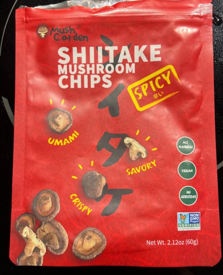 Fotografie - Shiitake Mushroom Chips Spicy Mush Garden