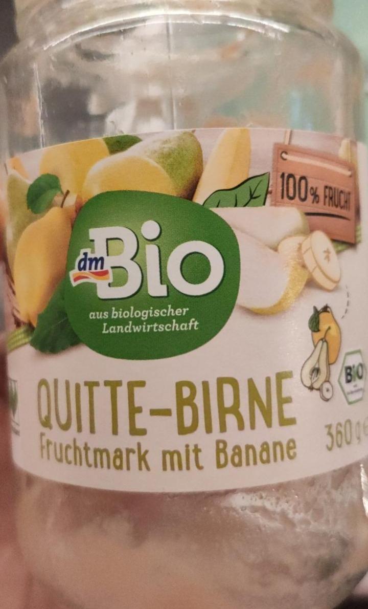 Fotografie - Quitte-Birne Fruchtmark mit Banane dmBio