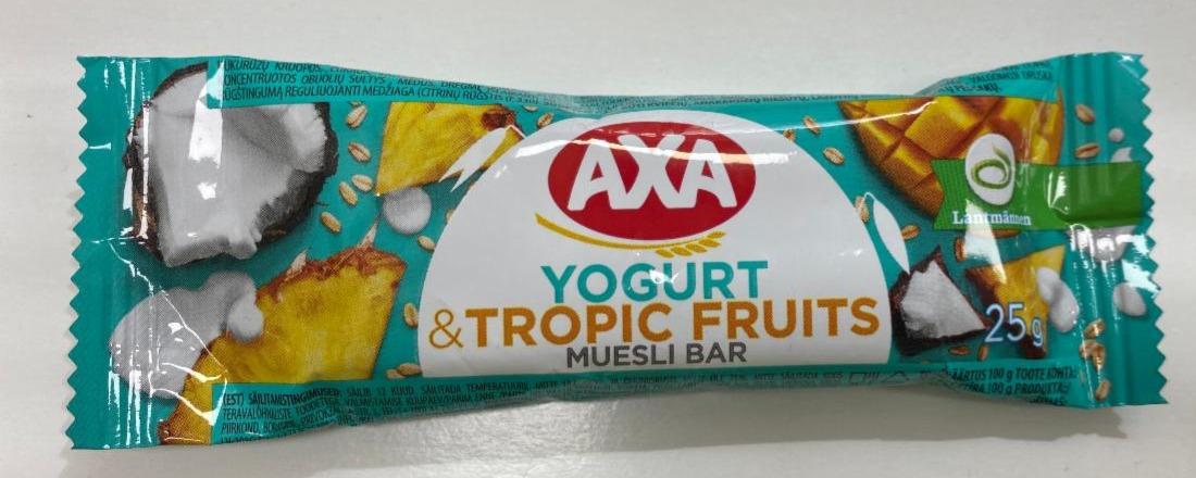Fotografie - Yogurt & Tropic Fruit Muesli Bar Axa