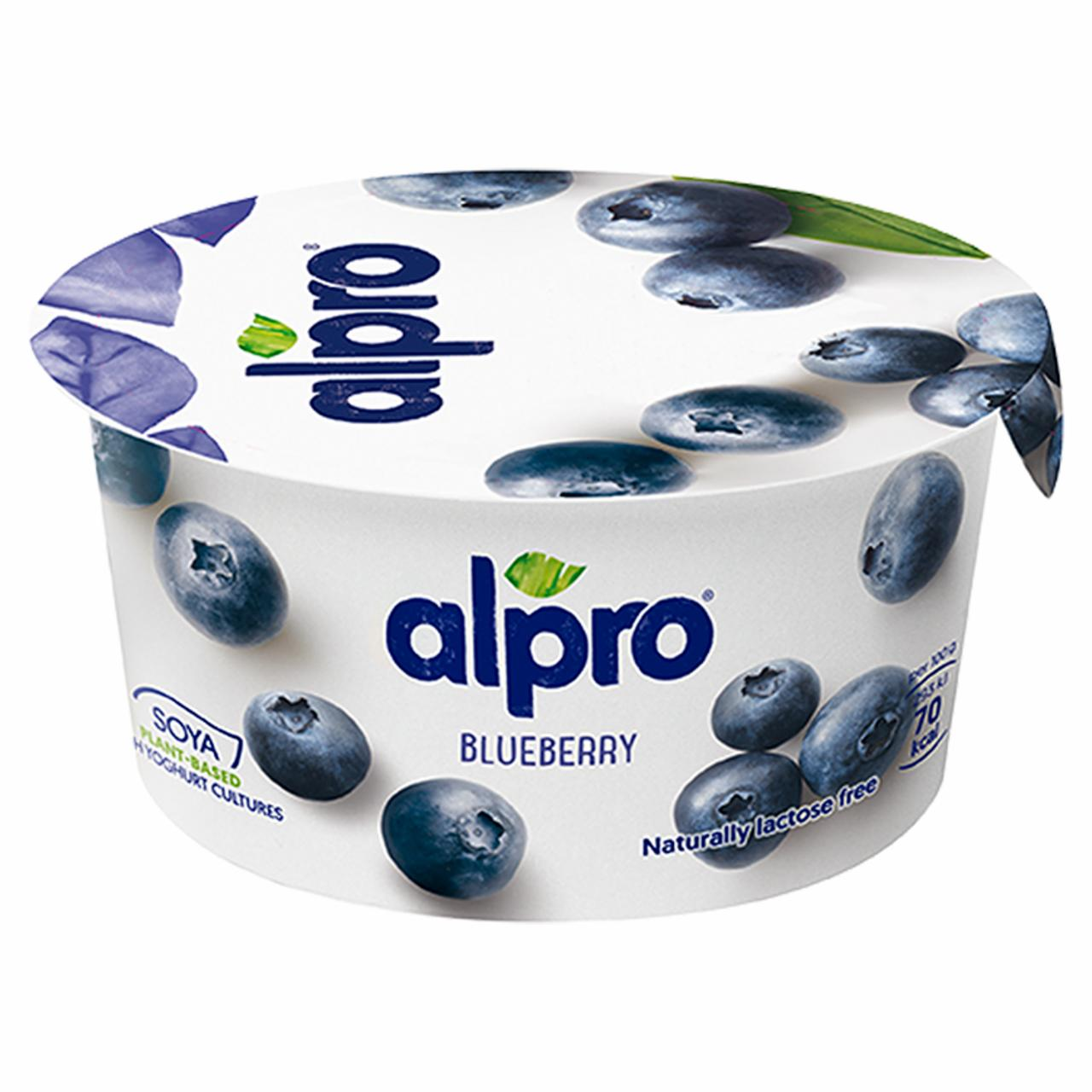 Fotografie - Soya plant-based Blueberry (sojový jogurt borůvka) Alpro