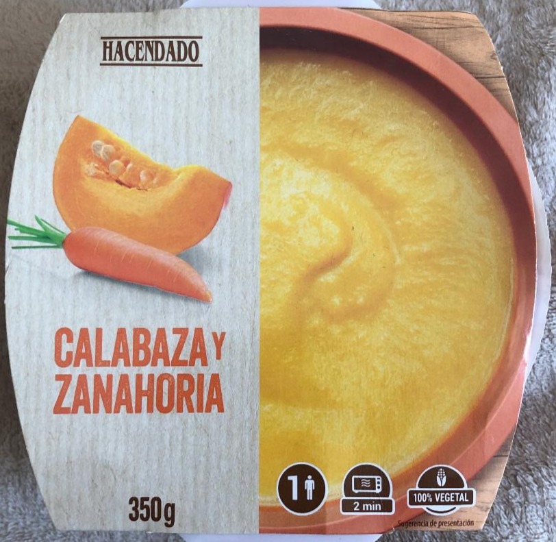 Fotografie - Crema de Calabaza y Zanahoria Hacendado