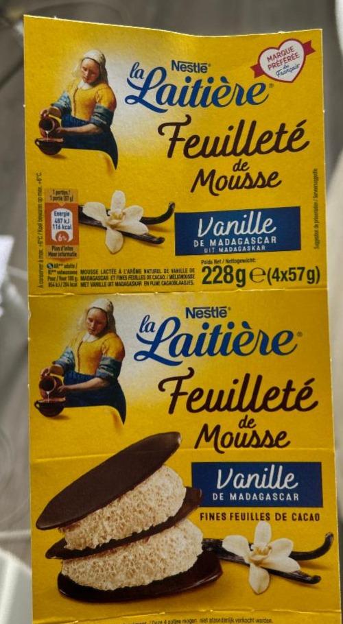 Fotografie - La Laitière Feuilleté de Mousse Vanille Nestlé