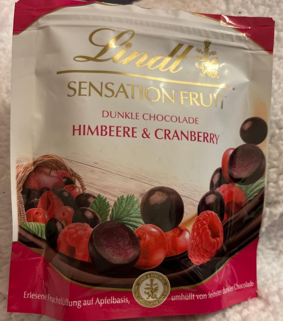 Fotografie - Sensation Fruit Dunkle Chocolate Himbeere & Cranberry Lindt