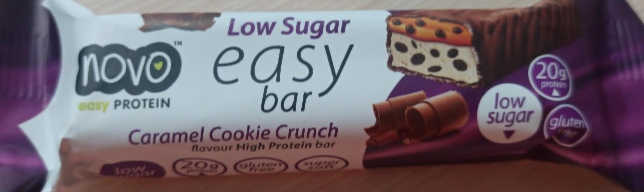 Fotografie - Caramel Cookie Crunch Easy Bar Protein Novo Nutrition