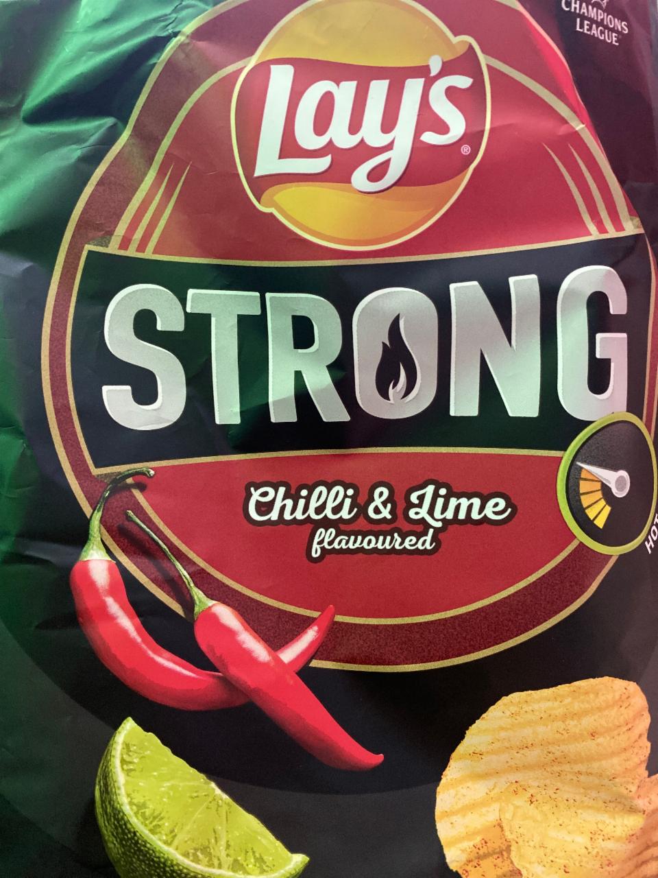 Fotografie - Chipsy Strong Chilli & Lime flavoured Lay's