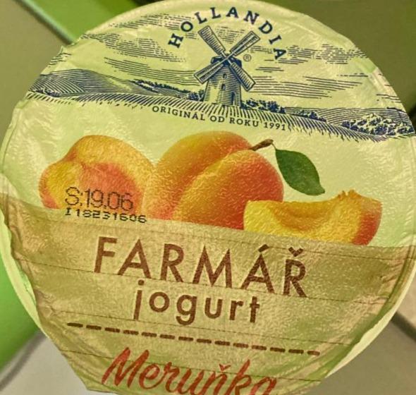 Fotografie - Farmář jogurt meruňka Hollandia