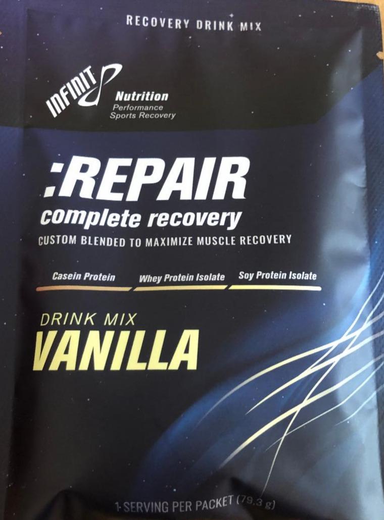 Fotografie - Repair complete recovery Vanilla Infinit Nutrition