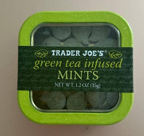 Fotografie - Green tea infused Mints Trader Joe's