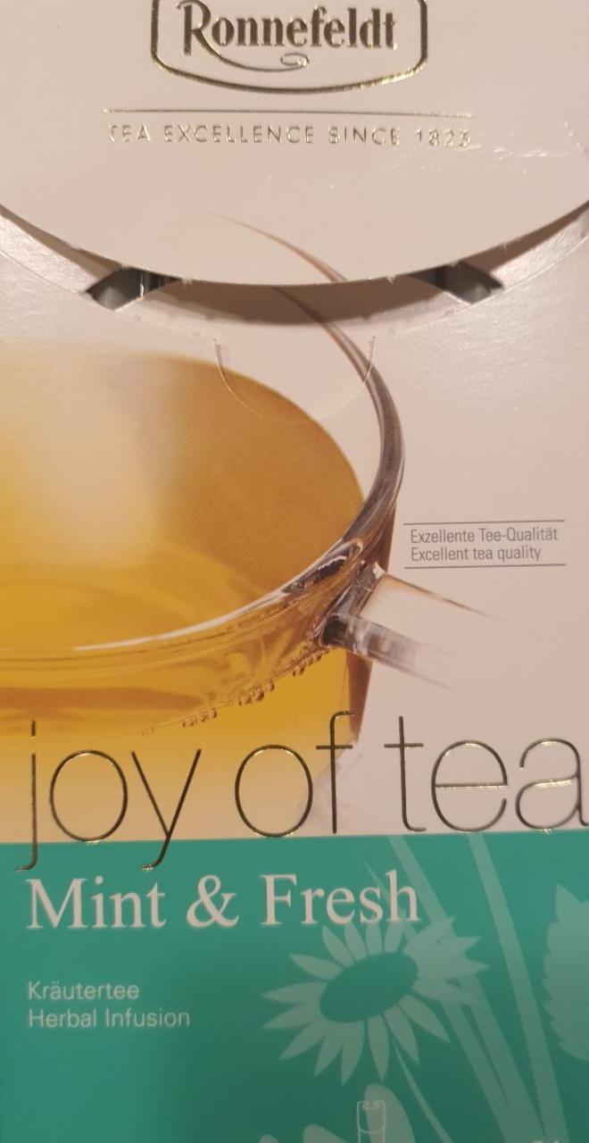 Fotografie - Joy of tea - mint & fresh Ronnefeldt