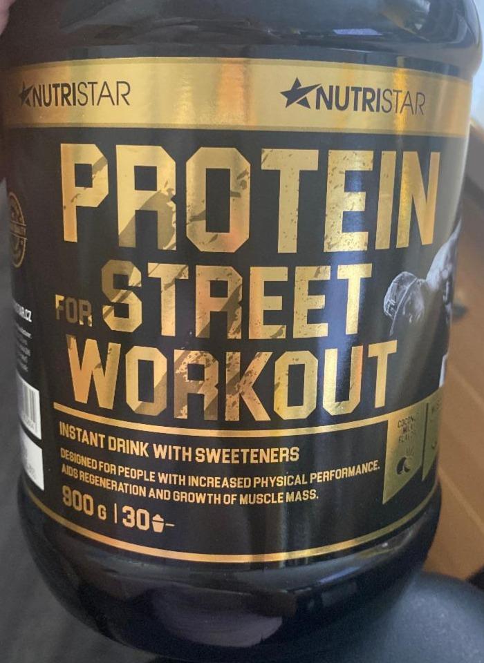 Fotografie - Protein for Street Workout kokos Nutristar