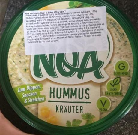 Fotografie - hummus kräuter noa