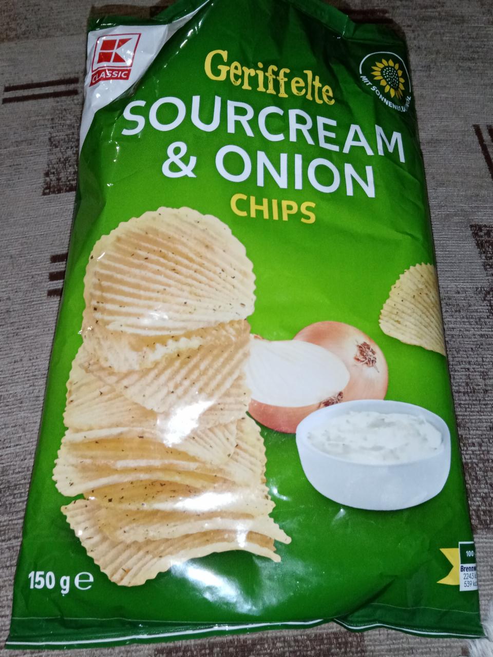 Fotografie - Sourcream & onion chips