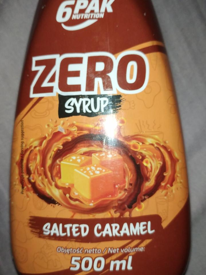 Fotografie - Zero syrup Salted caramel 