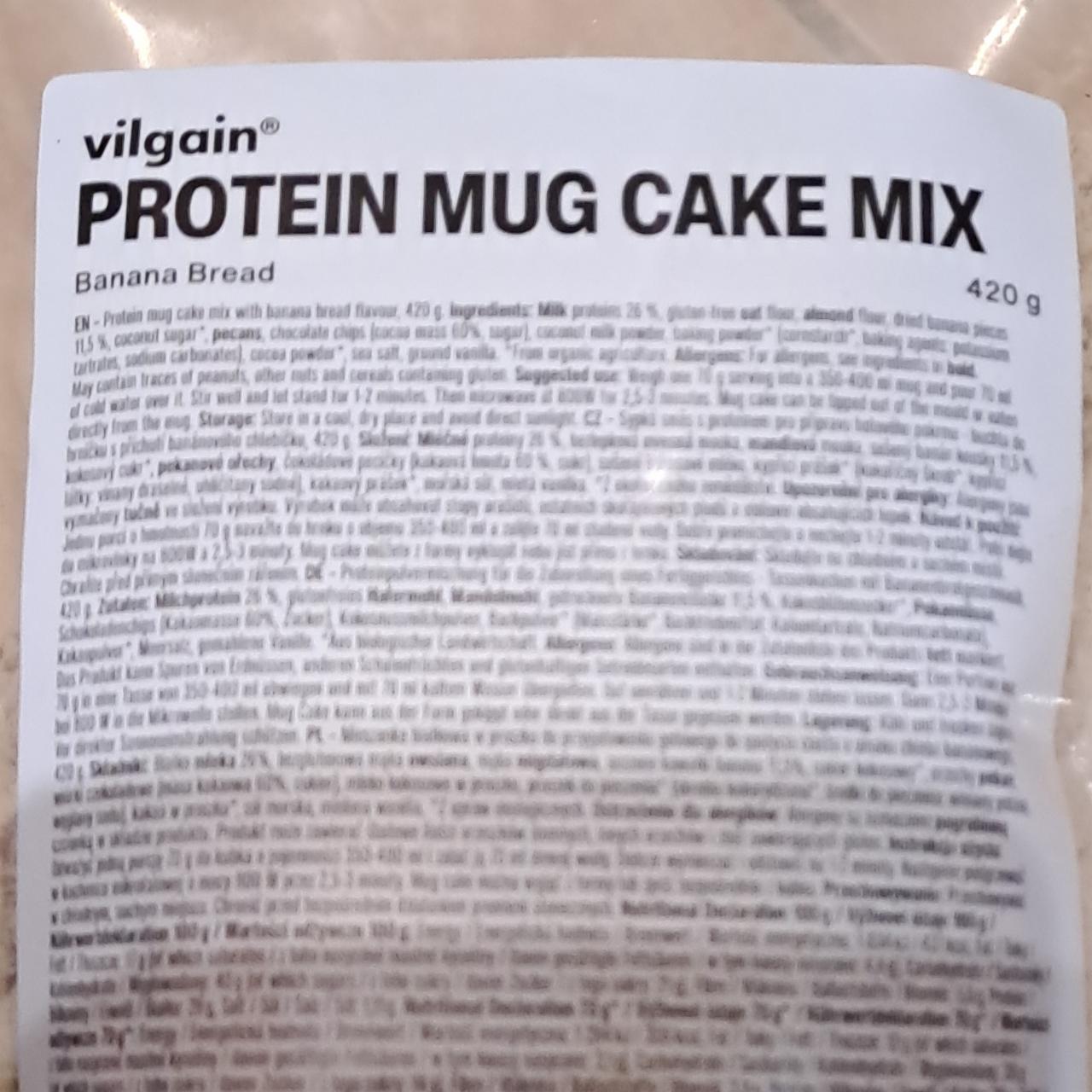 Fotografie - Protein Mug Cake Mix Banana Bread Vilgain