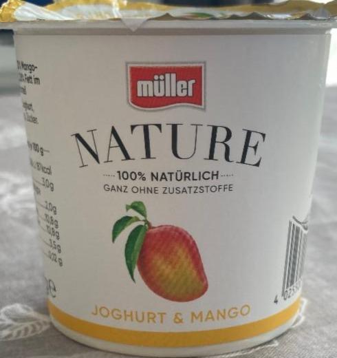 Fotografie - Nature Joghurt & Mango Müller