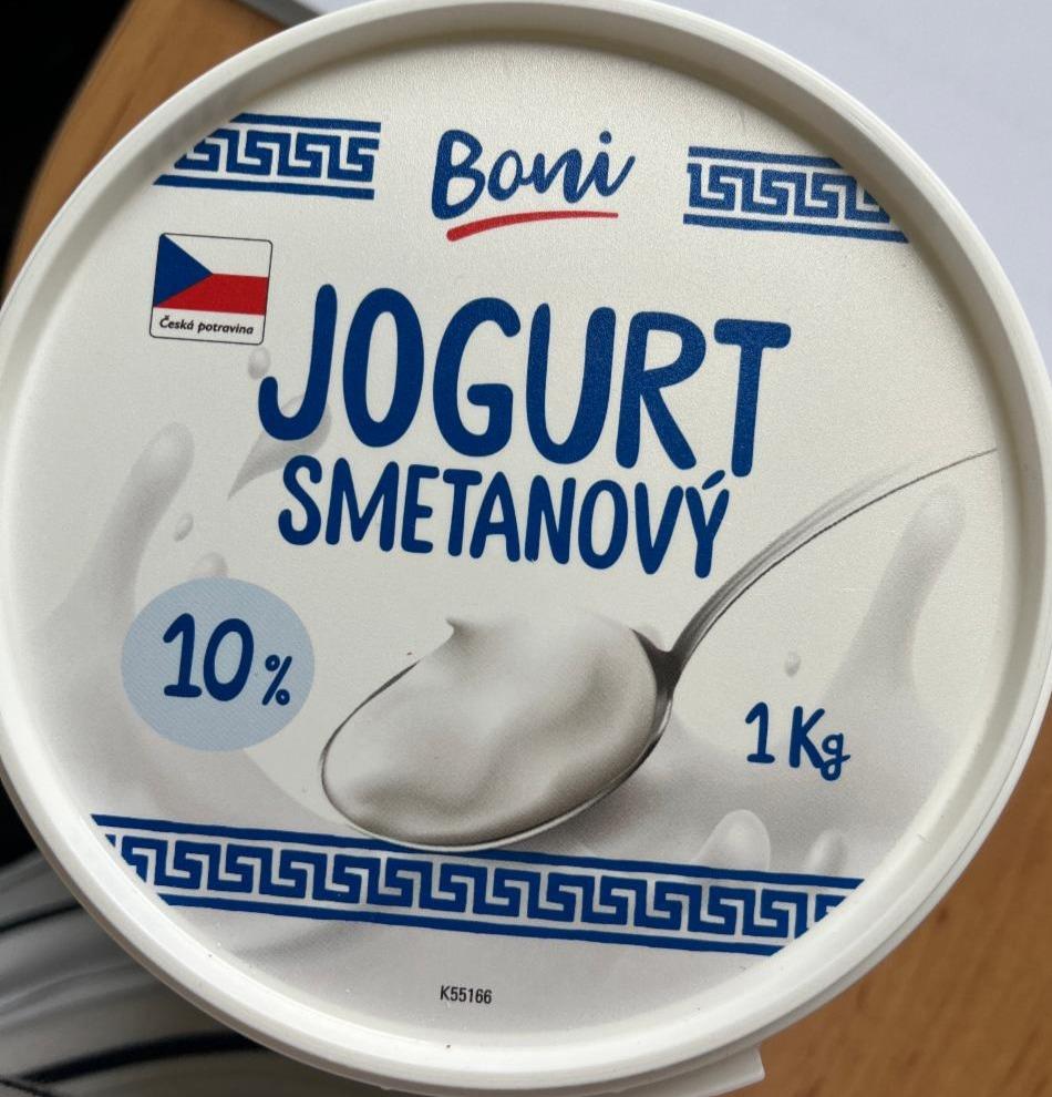 Fotografie - Jogurt smetanový 10% Boni