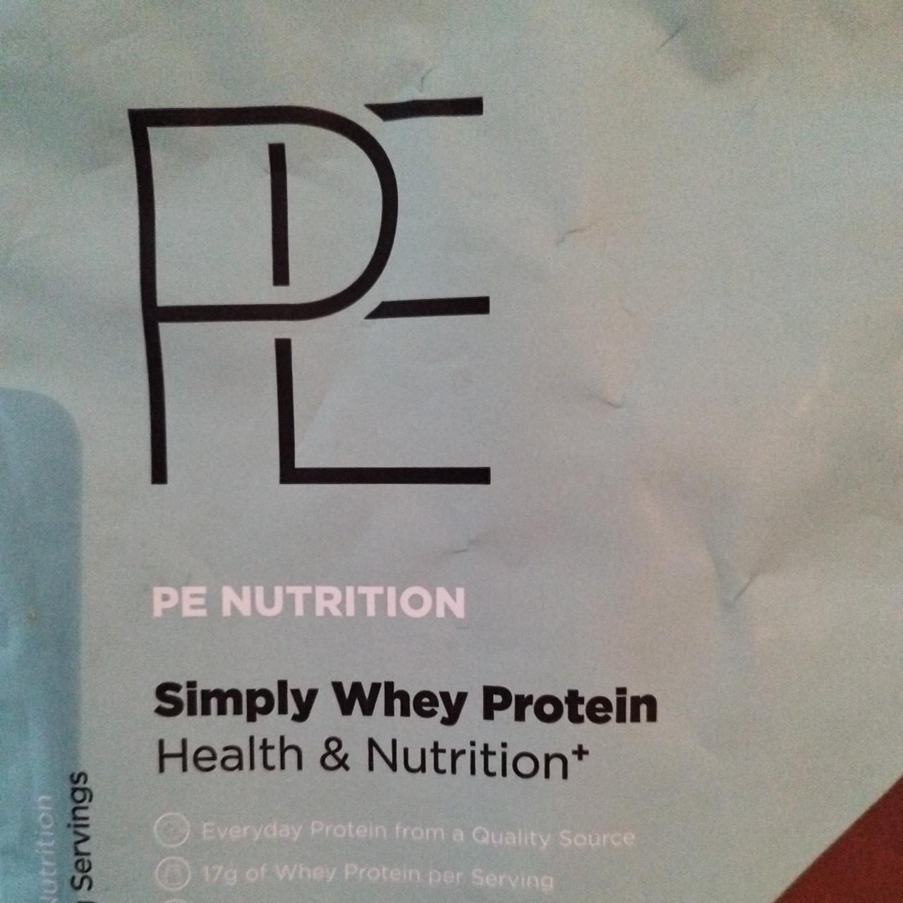 Fotografie - Simply whey protein Chocolate PE Nutrition