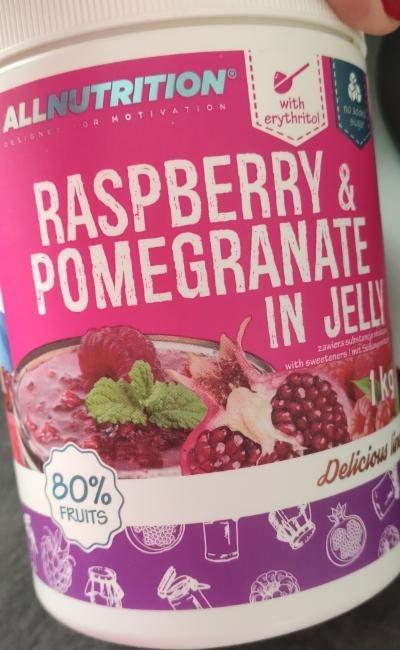 Fotografie - Raspberry and pomegranate in jelly Allnutrition