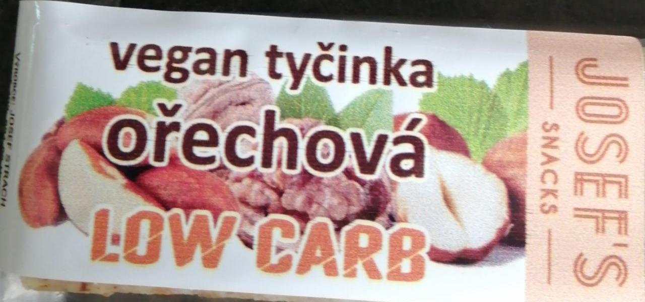Fotografie - Vegan tyčinka ořechová Low Carb Josef's snacks