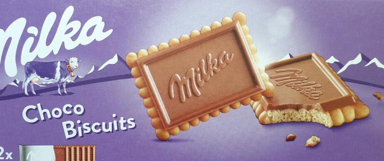 Fotografie - Milka Choco Biscuits sušenky s mléčnou čokoládou