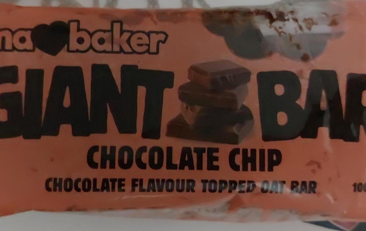 Fotografie - Giant Bar Chocolate Chip Ma Baker
