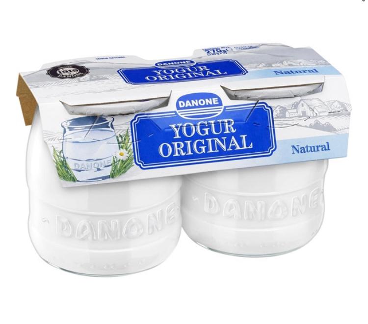 Fotografie - yogur original natural Danone