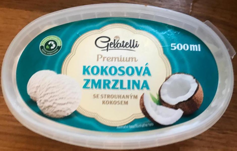 Fotografie - Premium Kokosová zmrzlina se strouhaným kokosem Gelatelli