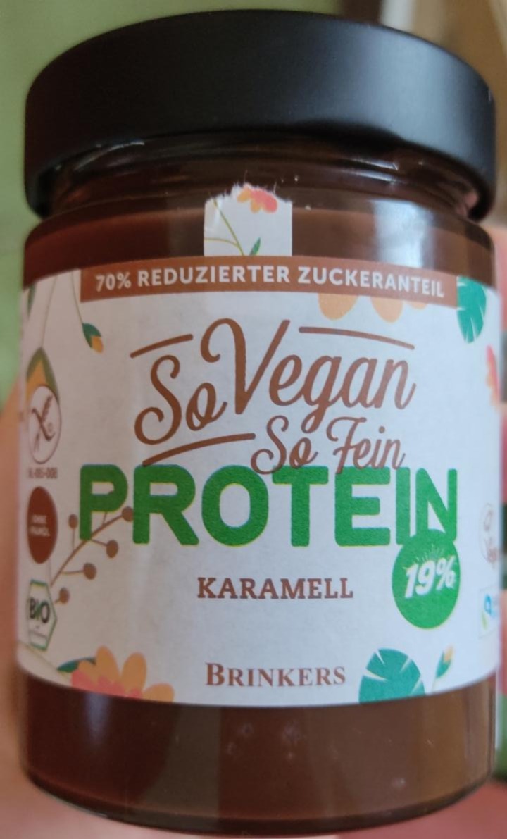 Fotografie - So Vegan So Fein Protein Karamell Brinkers