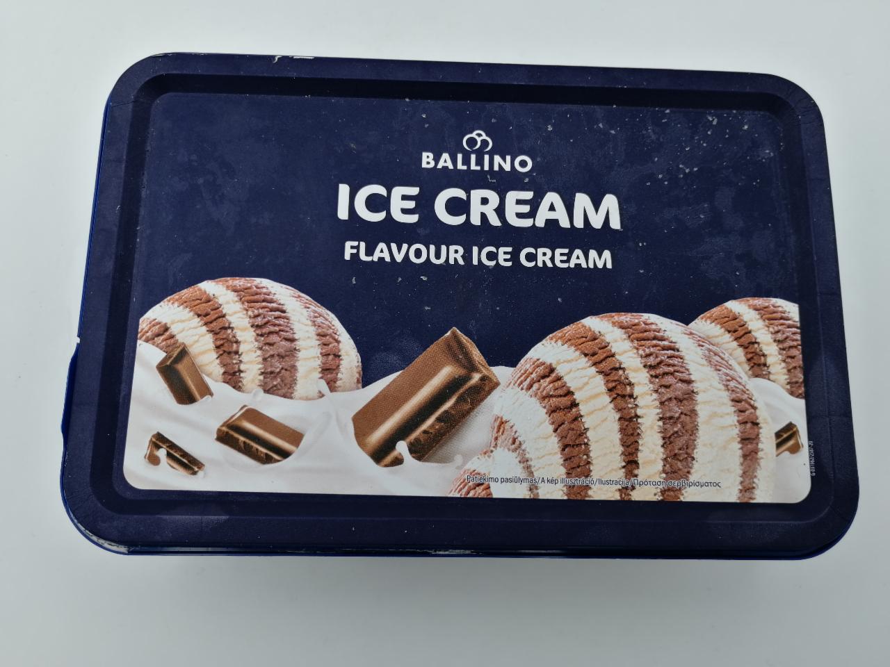 Fotografie - zmrzlina chocolate and vanilla flavour Ballino