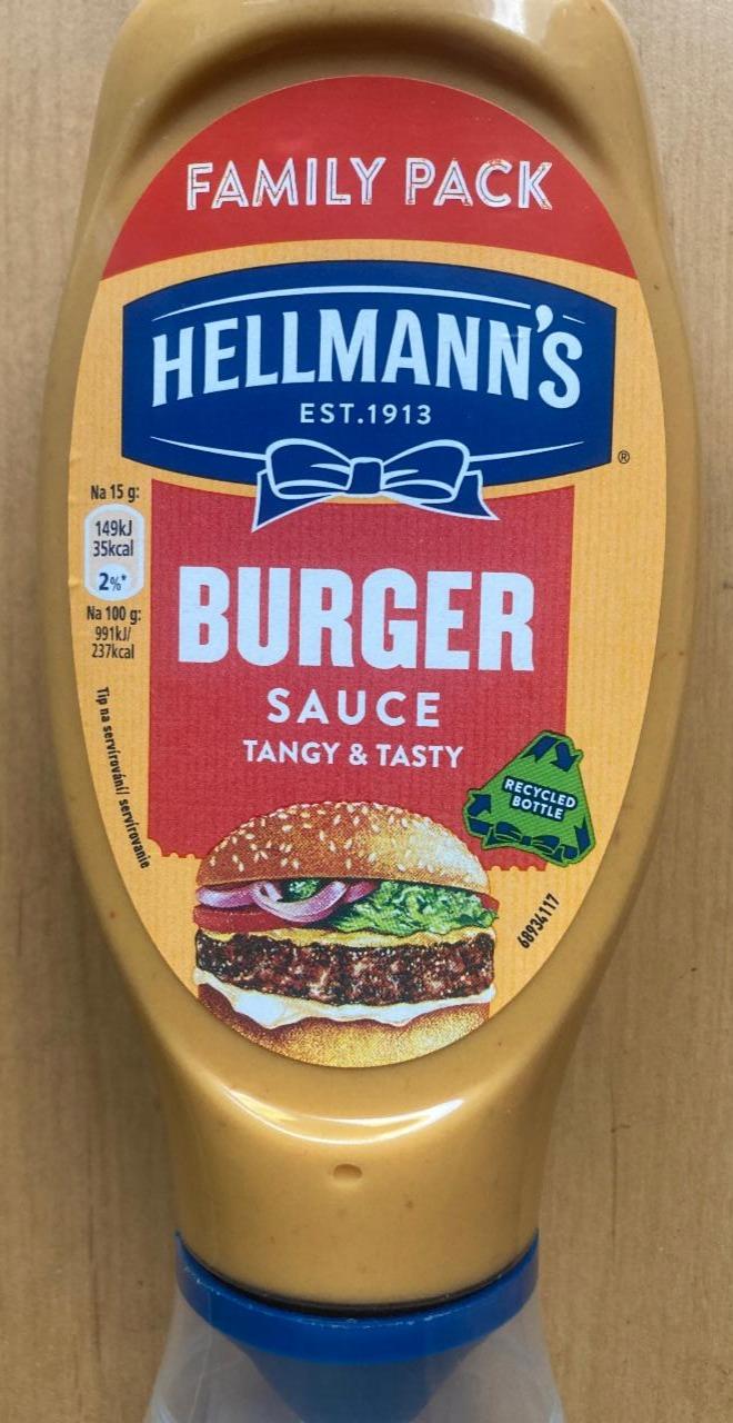 Fotografie - Burger Sauce tangy & tasty Hellmann's