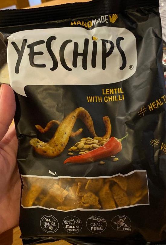 Fotografie - yes chips čočkové s chilli