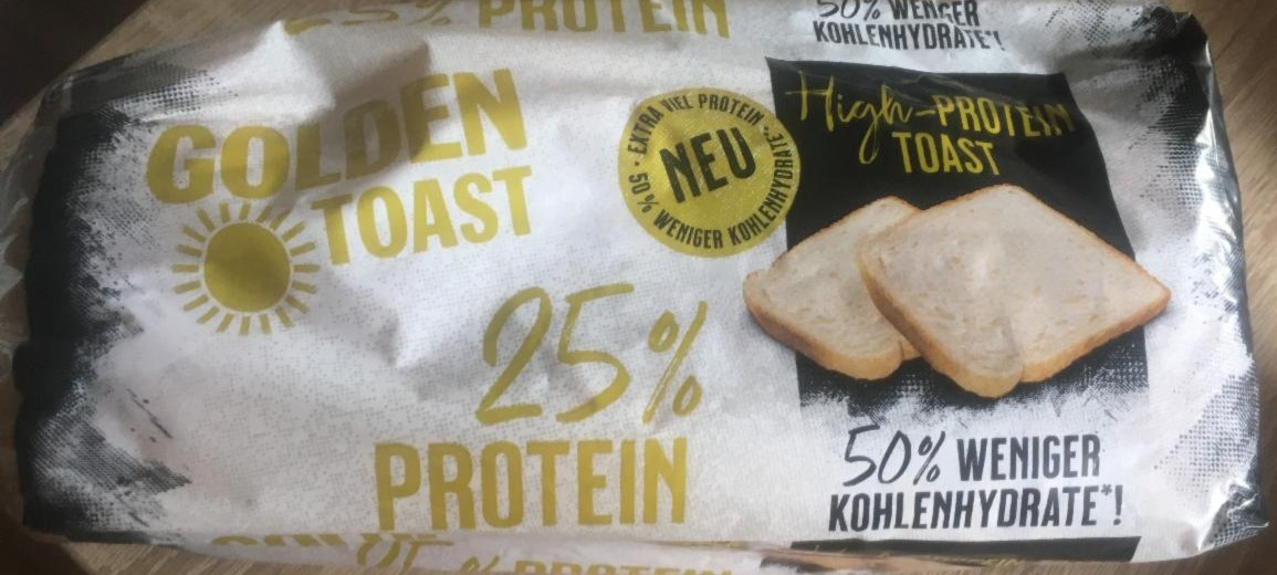 Fotografie - High-protein Toast 25% protein Golden Toast