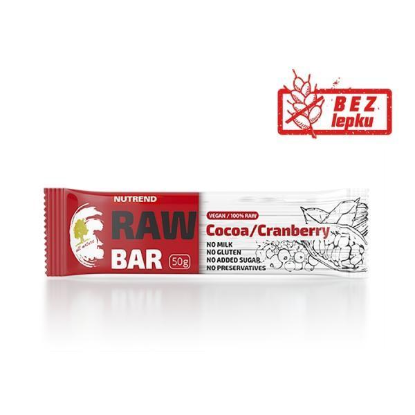 Fotografie - Raw bar Cocoa Cranberry Nutrend