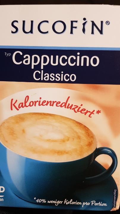 Fotografie - Cappuccino Classico kalorienreduziert Sucofin