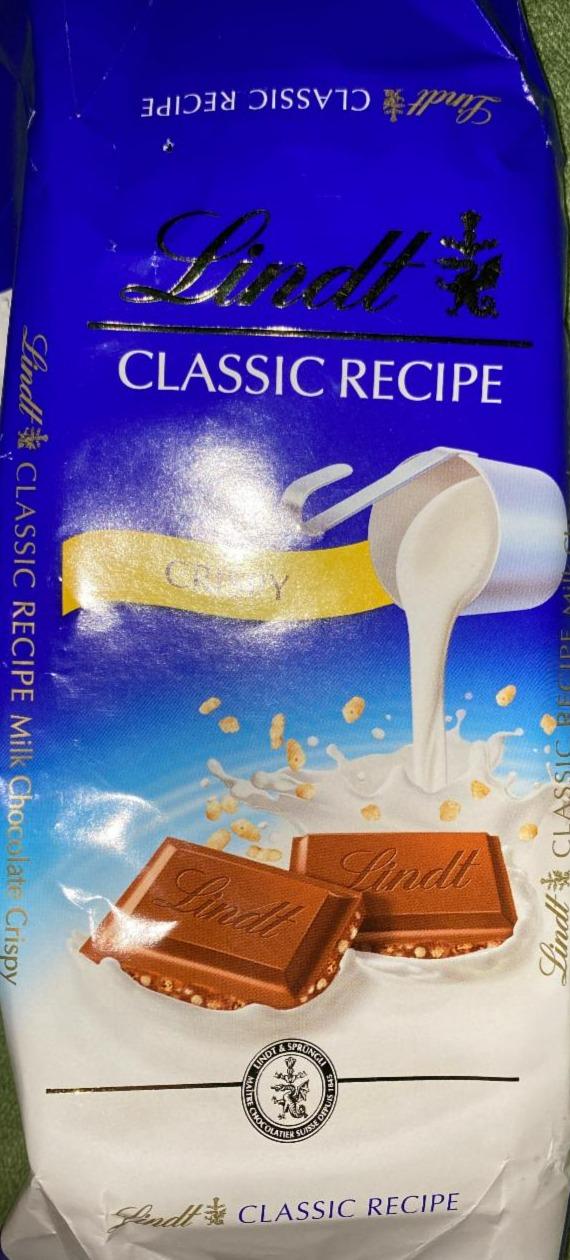 Fotografie - Classic recipe crispy milk chocolate Lindt