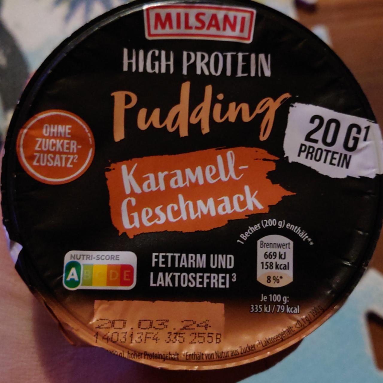 Fotografie - High protein Karamell-Geschmack Milsani