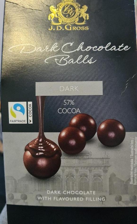 Fotografie - Dark chocolate balls J. D. Gross