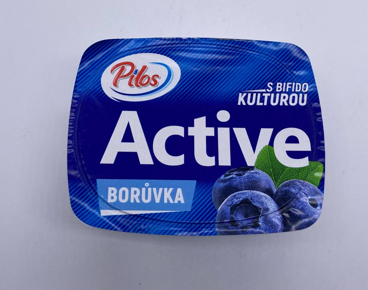 Fotografie - jogurt Active Pilos borůvka