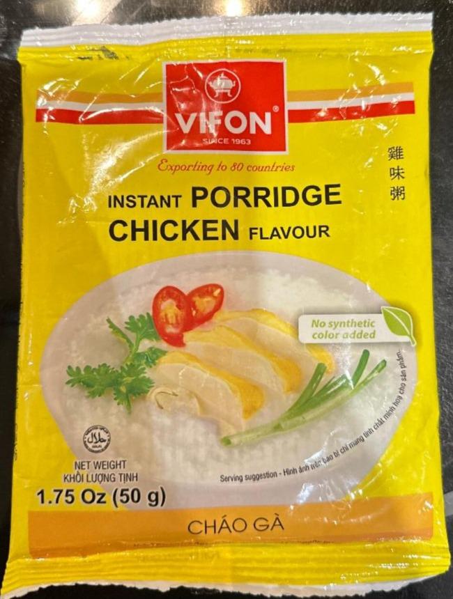 Fotografie - Instant porridge Chicken flavour Vifon