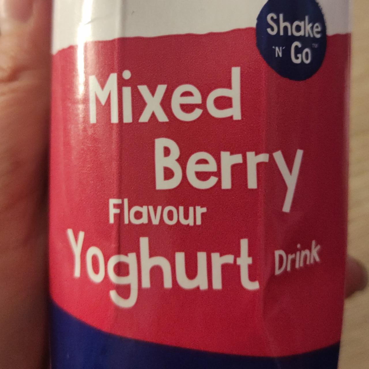 Fotografie - Mixed berry flavour yoghurt drink The 1:1 Diet