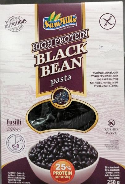 Fotografie - High Protein Black Bean pasta Sam Mills