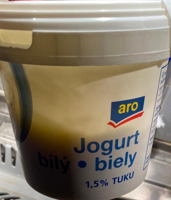 Fotografie - Bílý jogurt 1,5% tuku Aro