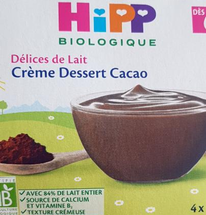 Fotografie - Creme dessert cacao Hipp